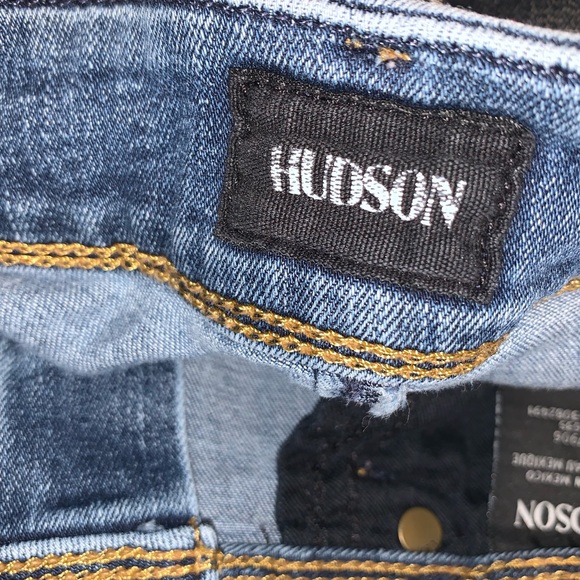 Designer HUDSON boot Cut hem skinny jeans size 27 4 - Picture 11 of 16